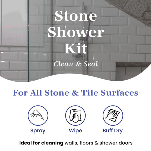 MARBLELIFE® Stone Shower Kit – Clean & Seal