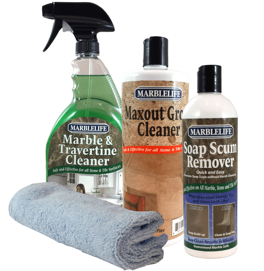 MARBLELIFE BATHROOM Cleaning KITS - Marble