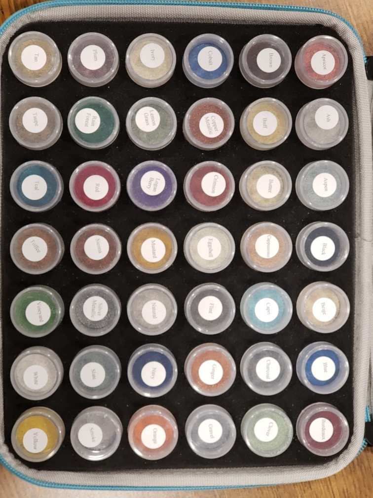 Enduracrete granular color samples