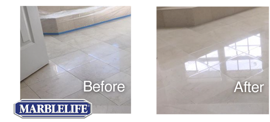 marble bathroom floor