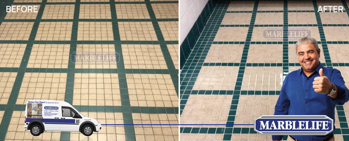 MARBLELIFE’s Insitu Ceramic Tile Reglazing Treatment